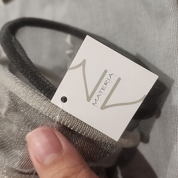 BNWT Materia Design Mesh Knit Double Layer Two Tone Bracelet - Picture 3 of 4